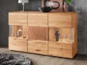 Massivart Sideboard TORVEN Massivholz Wildeiche geölt mit Soft-Close Bild 2