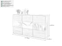 Massivart Sideboard TORVEN Massivholz Wildeiche geölt mit Soft-Close Bild 4
