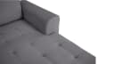 Massivart Wohnlandschaft Cord grau mit Schlaffunktion & Bettkasten Bild 5
