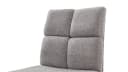 Massivart® Polsterstuhl Esszimmerstuhl Stoffbezug Grau Steppung Lauren Wildeiche Bild 4
