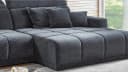 Massivart Ecksofa BROOK Anthrazit Bouclé Elektrische Sitztiefenverstellung Bild 5