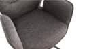 Massivart® Polsterstuhl drehbar Esszimmerstuhl Chenille-Optik Armlehne Greyton Bild 4