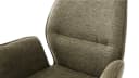 Massivart® Polsterstuhl GREYTON Esszimmerstuhl Chenille-Optik Armlehne Bild 5