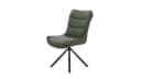 Massivart® Polsterstuhl drehbar 360 Grad, Esszimmerstuhl aus Echtleder & Stoff, »MAURICE" Bild 1