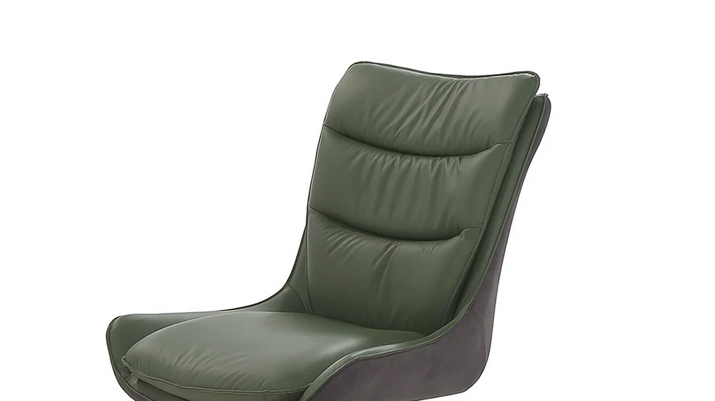 Massivart® Polsterstuhl drehbar 360 Grad, Esszimmerstuhl aus Echtleder & Stoff, »MAURICE" - Bild 5