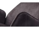 Massivart® Polsterstuhl Ottawa Veloursoptik Metallgestell Schwarz Bild 5