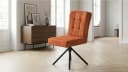Massivart® Polsterstuhl Hedia Esszimmerstuhl Wippfunktion Taschenfederkern Orange Bild 3