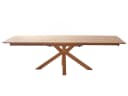 Massivart® Esstisch Wildeiche Massivholz geölt, ausziehbar / Spider-Gestell Holz / RICARDO, Schweizer Kante Bild 5