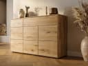 Massivart® Kommode SKOV Wildeiche geölt Massivholz 149 cm Breite Bild 2