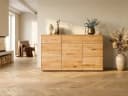 Massivart® Kommode SKOV Wildeiche geölt Massivholz 149 cm Breite Bild 3