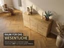 Massivart® Kommode SKOV Wildeiche geölt Massivholz 149 cm Breite Bild 4