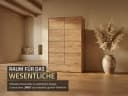 Massivart Highboard SKOV Wildeiche geölt mit Tip-On Funktion Bild 3