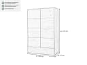 Massivart Highboard SKOV Wildeiche geölt mit Tip-On Funktion Bild 5