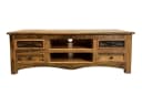 Massivart Lowboard Akazie massiv lackiert 140 cm mit Schubladen Bild 1