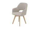 Massivart Polsterstuhl STADE Beige 360° drehbar Buche massiv Bild 1