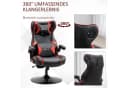 Vinsetto Gaming Stuhl höhenverstellbar mit Bluetooth Lautsprechern Rot Schwarz Bild 4