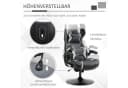 Vinsetto Gaming Stuhl mit Bluetooth Lautsprechern und Wippfunktion Bild 5