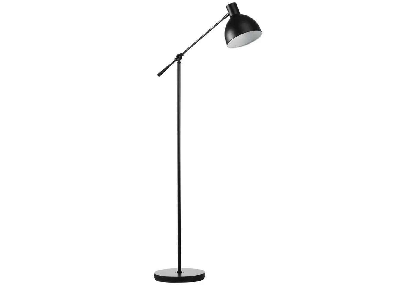 HOMCOM Stehlampe Schwarz Höhenverstellbar Industrie-Look - Bild 2