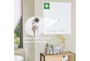 Kleankin Medizinschrank 2-türig Stahl Weiß Bild 4