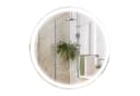 Kleankin LED Badezimmerspiegel 60cm Touch Weiß/Silber Bild 2