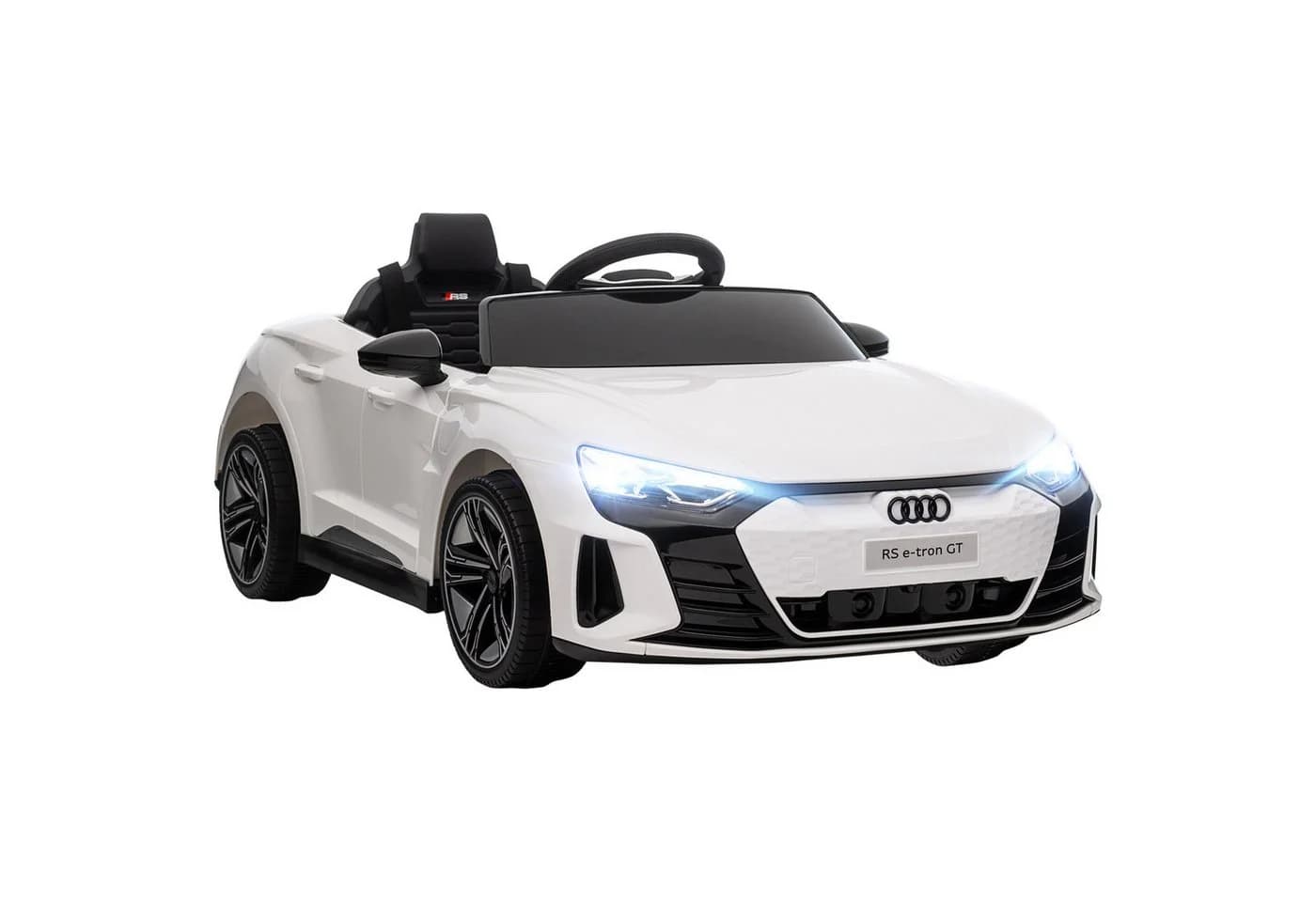 HOMCOM Elektro-Kinderauto Weiß mit Fernbedienung