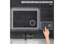 Kleankin LED Badezimmerspiegel mit Touch-Funktion und 3x Vergrößerung Bild 5
