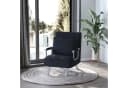HOMCOM Schlafsessel 2-in-1 Schwarz mit Armlehne Bild 2