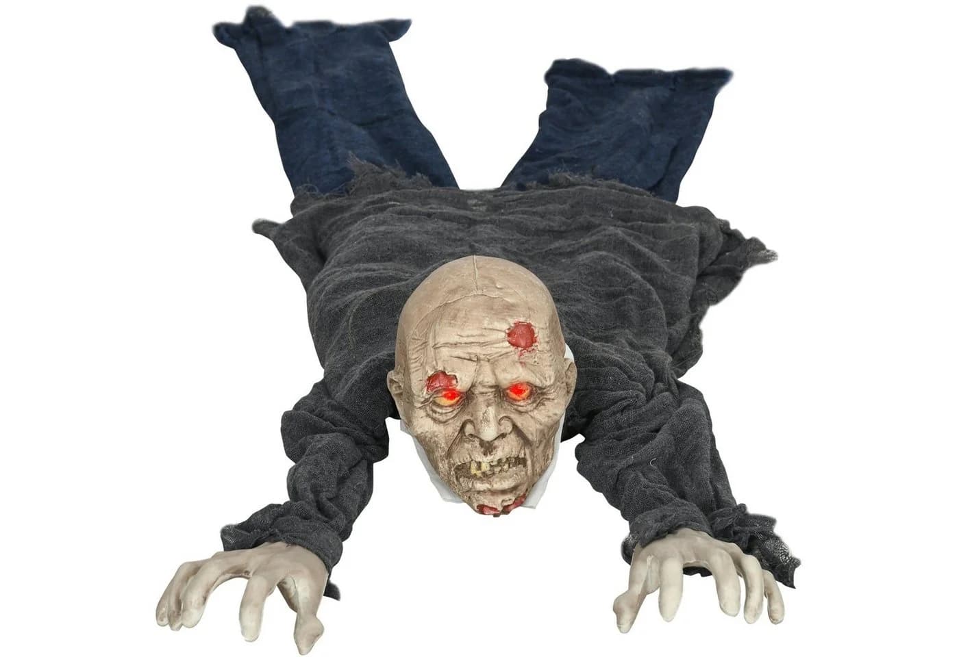 HOMCOM Halloween Dekofigur Zombie 1,40 m mit roten Lichtern und Geräuschen - Bild 2