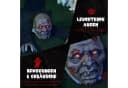 HOMCOM Halloween Dekofigur Zombie 1,40 m mit roten Lichtern und Geräuschen Bild 5