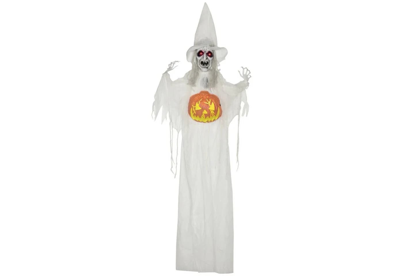 HOMCOM Halloween Dekofigur Geist Skelett mit Licht und Sound - Bild 2