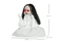 HOMCOM Halloween Dekofigur Mörderpuppe mit Sensor und roten Lichtern Bild 3