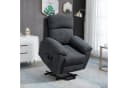 HOMCOM Massagesessel Relaxsessel Grau mit Liegefunktion und Massage Bild 2