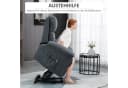HOMCOM Massagesessel Relaxsessel Grau mit Liegefunktion und Massage Bild 4