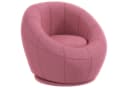 HOMCOM Rosa Polstersessel mit Drehfunktion Bild 1