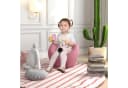 HOMCOM Rosa Polstersessel mit Drehfunktion Bild 2