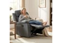 HOMCOM Relaxsessel Liegesessel Dunkelgrau mit Verstellbarer Rückenlehne Bild 2