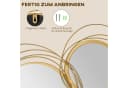 HOMCOM Wandbild mit 4 runden Spiegeln, modern, Gold Bild 5
