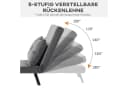 HOMCOM Schlafsofa Dunkelgrau Verstellbare Schlafcouch mit Bettfunktion Bild 5