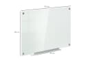 Vinsetto Magnettafel Glastafel Weiß Rahmenlos Bild 3