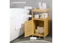 Kleankin Badregal Badezimmerschrank Natur Bild 4