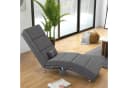 HOMCOM Massagesessel Relaxliege Elektrisch Dunkelgrau mit 5 Modi Bild 2