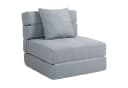 HOMCOM Schlafsessel 2-in-1 Design Blau Bild 1