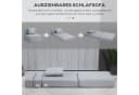 HOMCOM Schlafsessel 2-in-1 Design Blau Bild 4