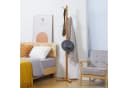 HOMCOM Bambus Garderobe mit 8 Haken Natur Bild 2