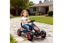 HOMCOM Go-Kart Kettcar Tretauto mit Gummireifen Rot+Schwarz Bild 2