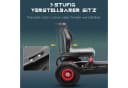 HOMCOM Go-Kart Kettcar Tretauto mit Gummireifen Rot+Schwarz Bild 4