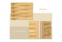 HOMCOM Paravent 3-teiliger Raumteiler Bambus Natur Bild 4