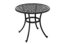 Outsunny Gartentisch Beistelltisch Schwarz Aluminiumguss Bild 1