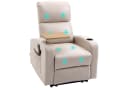 HOMCOM Massagesessel elektrisch Relaxsessel mit Massagefunktion Beige Bild 1