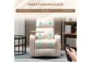 HOMCOM Massagesessel elektrisch Relaxsessel mit Massagefunktion Beige Bild 4
